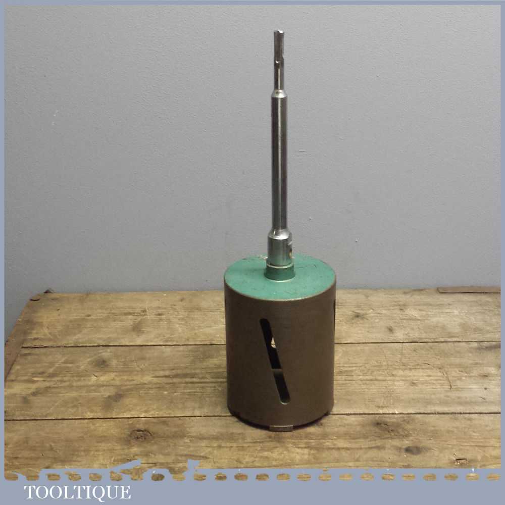 115mm – 4 1/2″ Diamond Core Drill & shaft for Brick, Blockwork or Concrete