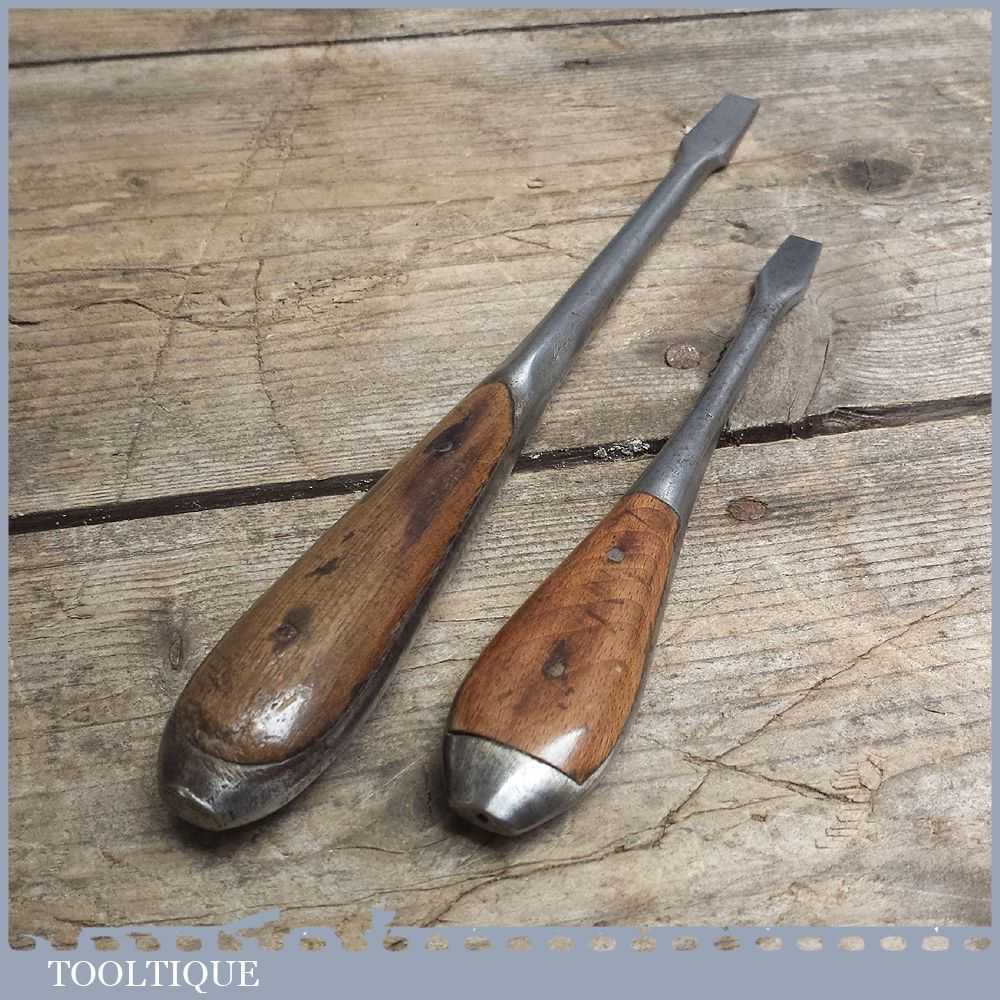 2 Vintage Perfect Pattern Screwdrivers