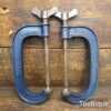Vintage Record Pair 6” Woodworking G Clamps - Ready To Use