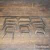 Vintage Variety of 15 No: Forged Steel Joiner’s Dogs - Good Condition