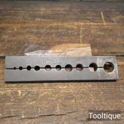Vintage Engineers Thread Gauge For Imperial Whitworth Sizes - Good Condition