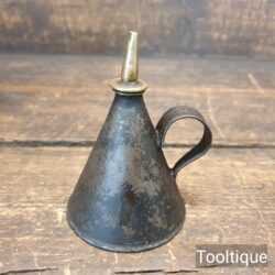 Sweet Little Vintage Bicycle Thumb Push Conical Oil Can Or Oiler
