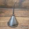 Vintage Bicycle Conical Oil Can Or Oiler Measuring 4 ¾” - Used Condition