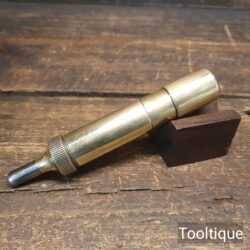 Vintage Talcalmit 6" Brass With Steel Tip Grease Gun - Fully Refurbished