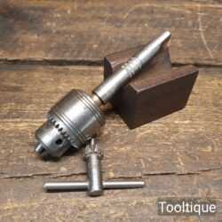 Vintage Belco Jacobs Chuck Part No: A 0101 Jacobs Taper No: 1 With Chuck Key