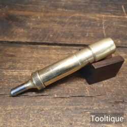 Vintage Talcalmit 6" Brass With Steel Tip Grease Gun - Fully Refurbished