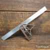 Vintage Cast Steel Adjustable Combination Square - Fully Refurbished