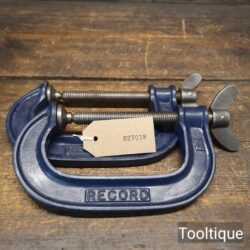 Vintage Record Pair 4” Woodworking G Clamps - Ready To Use