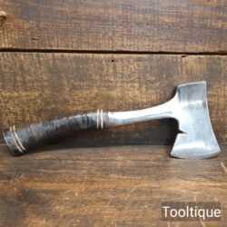 Vintage Estwing Belt Hand Axe or Hatchet Leather Grip Handle - Fully Refurbished