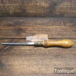 Vintage Boxwood & Brass Pad Saw With Sharp Blade - Good Condition