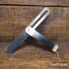 Vintage Ebony & Brass Sliding Bevel with 9” Blade - Good Condition