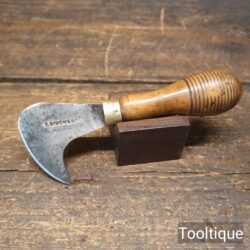 Vintage T. Dixon & Sons Cobbler’s Leatherworking Butt Knife - Good Condition