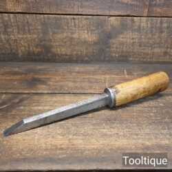 Vintage I. Sorby 19/32” Cast Steel Mortice Chisel - Sharpened Honed