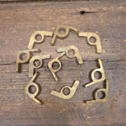 Vintage Set 11 No: Stair Rod Brackets With Round Edge - Carpet Runner