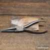 Unusual Antique Buck London 7” Long Nose Cast Steel Pliers - Good Condition
