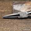 Unusual Antique Buck London 7” Long Nose Cast Steel Pliers - Good Condition