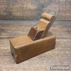 Antique Beechwood Sliding Box Chamfer Plane - Good Condition