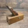 Antique Beechwood Sliding Box Chamfer Plane - Good Condition