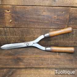 Vintage Elwell Gardening Shears Beechwood Handles - Sharpened Ready To Use