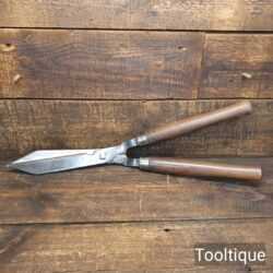 Vintage C. T. Skelton & Co. Cast Steel Gardeners Hedge Trimming Shears - Ready To Use