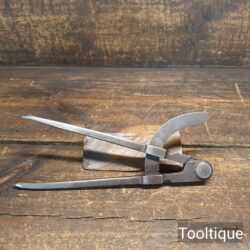 Vintage Governor 8" Cast Steel Straight Square Leg Dividers - Good Condition