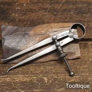 Vintage 5” Moore & Wright Inside Steel Spring Dividers - Good Condition Vintage 5” Moore & Wright Inside Steel Spring Dividers - Good Condition