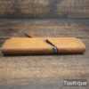 Vintage Unmarked ¾” Beechwood Hollowing Moulding Plane - Good Condition
