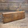 Vintage D. Malloch & Sons Side Bead Beechwood Moulding Plane - Good Condition