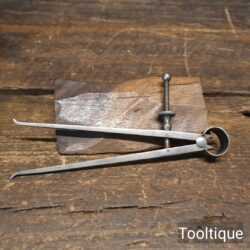 Vintage 5 ¾” L.S. Starrett Co. USA Spring Adjustment Inside Dividers - Good Condition