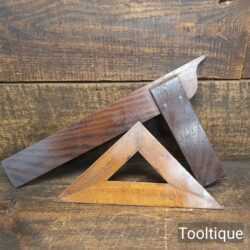 Vintage Pair Of Cabinet Makers Hardwood Marking Tools - Good Condition