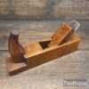 Vintage Hornbeam European Scrub Plane - Lapped Flat Sharpened Ready To Use