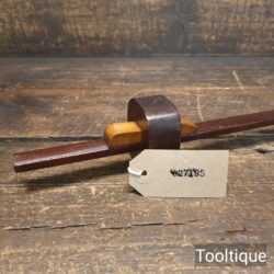 Vintage Craftsman Made Mahogany & Boxwood Marking Gauge - Good Condition
