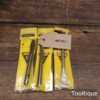 Vintage Selection 4 No: Vintage Stanley Yankee No: 131 Flat Head Screwdriver Ends