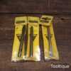 Vintage Selection 4 No: Vintage Stanley Yankee No: 131 Flat Head Screwdriver Ends