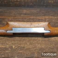 Vintage Large Beechwood Spokeshave With 3 ½” Cutter - Sharpened Ready To Use