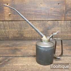 Vintage Wesco Oil Can With Brass Cap In Good Working Order