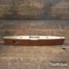Vintage Chesterman No:1626 Mahogany Boat Shaped Spirit Level - Good Condition