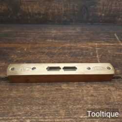 Vintage Edward Preston Beechwood & Brass Spirit Level - Good Condition