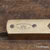 Vintage Edward Preston Beechwood & Brass Spirit Level - Good Condition