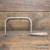 Vintage Eclipse Coping Saw Beechwood Handle - Good Condition