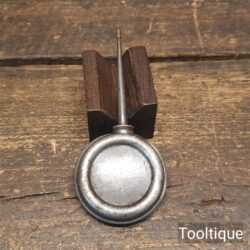 Small Vintage Bicycle Banjo Shaped Oil Can - Good Condition