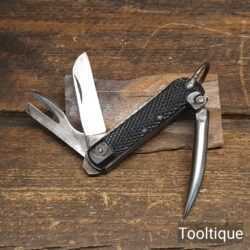 Vintage Military 3 Blade Clasp Knife - Sharpened Ready For Use