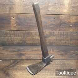 Small Antique Gilpin Adze with Short Handle - Refurbished Ready For Use