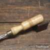 Vintage Woodcock 7/16” Gouge Chisel Ash Handle - Sharpened Ready To Use