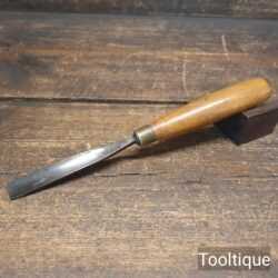Vintage I&H Sorby 9/16” Wide Woodcarving Gouge Chisel - Ready For Use
