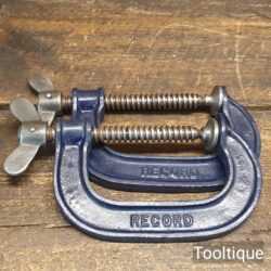 Vintage Pair Of Record 3” G Clamps - Refurbished Ready For Use