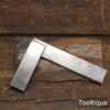 Vintage Moore & Wright 3 ¼” Engineers Pocket Steel Square - Good Condition