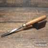 Vintage J.B Addis 3/8” Woodcarving Short Shallow Gouge - Sharpened Ready To Use