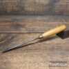 Vintage S.J Addis Woodcarvers V Parting Chisel ¼” Wide - Ready To Use