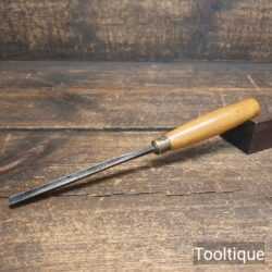 Vintage S.J Addis Woodcarvers V Parting Chisel ¼” Wide - Ready To Use